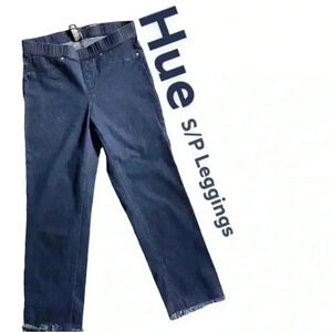 HUE Small\ Petite Stretch Denim Leggings